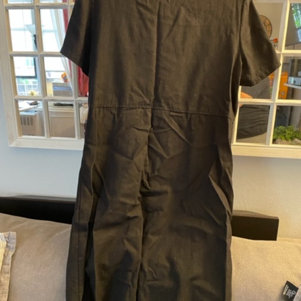 Talbots Black Button Down Dress - image 3